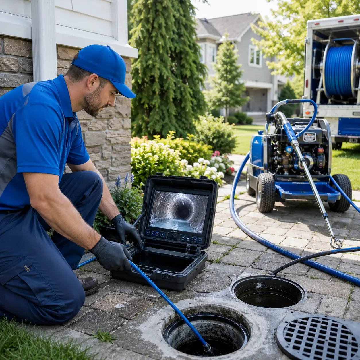 Outdoor drain cleaning professionals serving Grundy Center, IA
